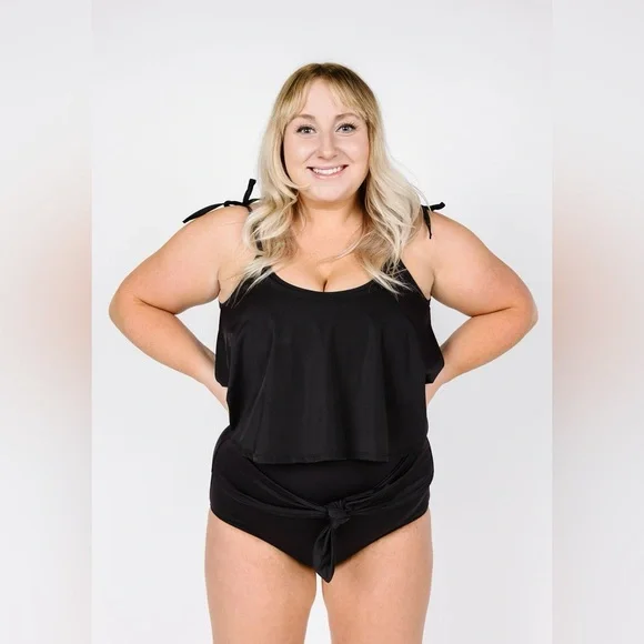 Kortni Jeane Large Gone Bananas Tie-Up-Front Bottoms NWOT - Picture 8 of 12